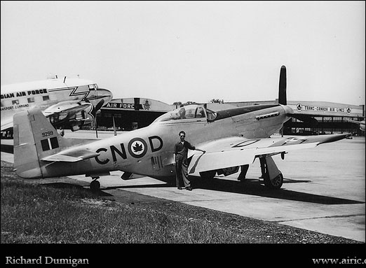 RCAF P-51 9299 Eric Dumigan